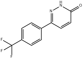 6-(4-(trifluoromethyl)phenyl)pyridazin-3(2H)-one Struktur
