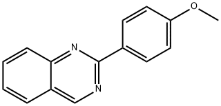 2-(4-methoxyphenyl)quinazoline Struktur