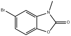 5-BROMO-3-METHYL-1,3-BENZOXAZOL-2-ONE, 70672-82-1, 結(jié)構(gòu)式