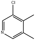 3-Chloro-4,5-dimethyl-pyridine Struktur