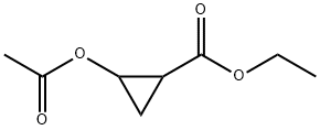 Ethyl 2-acetoxycyclopropanecarboxylate Struktur
