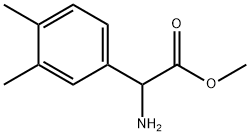 2-氨基-2-(3,4-二甲基苯基)乙酸甲酯 結(jié)構(gòu)式