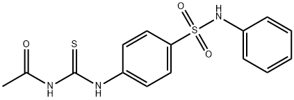 N-({[4-(anilinosulfonyl)phenyl]amino}carbonothioyl)acetamide Structure