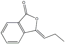 1(3H)-Isobenzofuranone, 3-propylidene-, (Z)- Struktur