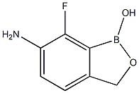 6-amino-7-fluorobenzo[c][1,2]oxaborol-1(3H)-ol Struktur