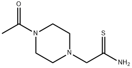 2-(4-Acetyl-piperazin-1-yl)-thioacetamide Struktur