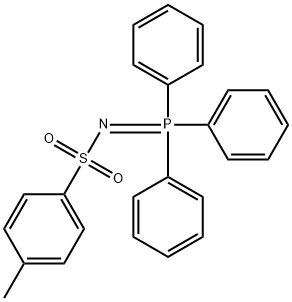 Benzenesulfonamide,4-methyl-N-(triphenylphosphoranylidene)- Struktur