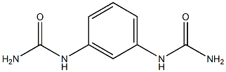 Urea, N,N''-1,3-phenylenebis- Struktur