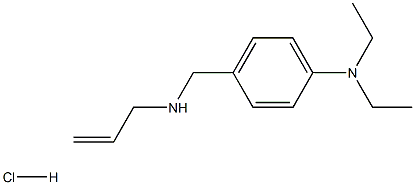 N,N-diethyl-4-{[(prop-2-en-1-yl)amino]methyl}aniline hydrochloride, 1158584-52-1, 結(jié)構(gòu)式