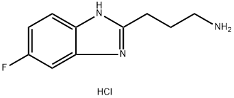 [3-(5-fluoro-1H-benzimidazol-2-yl)propyl]amine hydrochloride Struktur