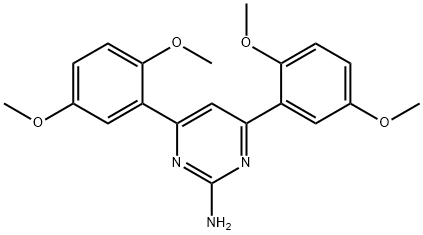 4,6-bis(2,5-dimethoxyphenyl)pyrimidin-2-amine|