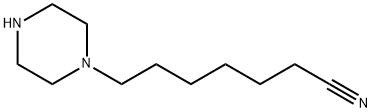 7-(piperazin-1-yl)heptanenitrile Struktur