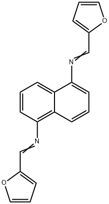 N,N'-bis(2-furylmethylene)-1,5-naphthalenediamine Structure