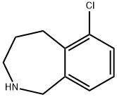 6-Chloro-2,3,4,5-tetrahydro-1H-benzo[c]azepine Struktur
