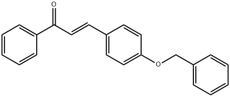 (2E)-3-[4-(benzyloxy)phenyl]-1-phenylprop-2-en-1-one Struktur