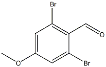 2,6-Dibromo-4-methoxybenzaldehyde Struktur