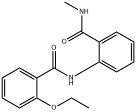 2-ethoxy-N-{2-[(methylamino)carbonyl]phenyl}benzamide Struktur