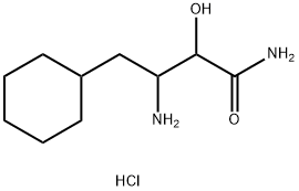 3-AMINO-4-CYCLOHEXYL-2-HYDROXYBUTANAMIDE HCL Structure