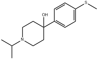 4-ヒドロキシ-4-(4-メチルチオフェニル)-1-ISO-プロピルピペリジン 化學構(gòu)造式