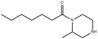 1-(2-methylpiperazin-1-yl)heptan-1-one Struktur