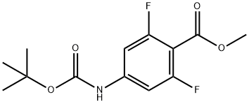 METHYL 4-((TERT-BUTOXYCARBONYL)AMINO)-2,6-DIFLUOROBENZOATE