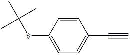 1-TERT-BUTYLTHIO-4-ETHYNYLBENZENE, 135883-45-3, 結(jié)構(gòu)式