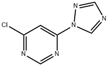 4-CHLORO-6-(1H-1,2,4-TRIAZOL-1-YL)PYRIMIDINE Struktur