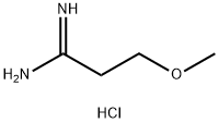 3-methoxypropanimidamide hydrochloride Struktur