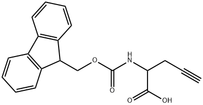 2-(Fmoc-amino)-4-pentynoic acid Struktur