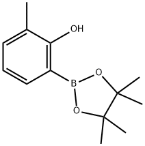 2-Hydroxy-3-methylphenylboronic acid pinacol ester Struktur