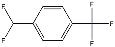 1-(difluoromethyl)-4-(trifluoromethyl)benzene Struktur