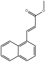 3-Naphthalen-1-yl-acrylic acid methyl ester Struktur