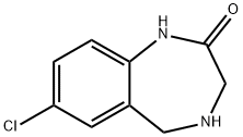 2H-1,4-Benzodiazepin-2-one,7-chloro-1,3,4,5-tetrahydro- Struktur
