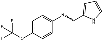 N-(1H-pyrrol-2-ylmethylene)-4-(trifluoromethoxy)aniline Struktur