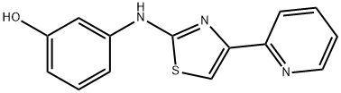 3-{[4-(pyridin-2-yl)-1,3-thiazol-2-yl]amino}phenol Struktur