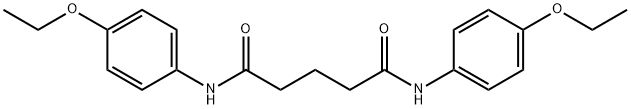 N,N'-bis(4-ethoxyphenyl)pentanediamide Struktur