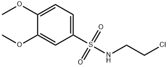 N-(2-Chloro-ethyl)-3,4-dimethoxy-benzenesulfonamide Structure