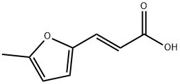 (E)-3-(5-methylfuran-2-yl)prop-2-enoic acid Struktur