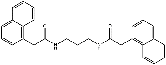 N,N'-1,3-propanediylbis[2-(1-naphthyl)acetamide] Struktur