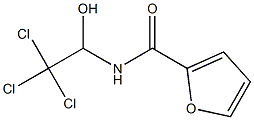 2-Furancarboxamide,N-(2,2,2-trichloro-1-hydroxyethyl)- Struktur