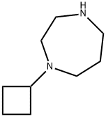 1-cyclobutyl-1,4-diazepane 結構式