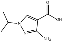 3-Amino-1-isopropyl-1H-pyrazole-4-carboxylic acid Struktur