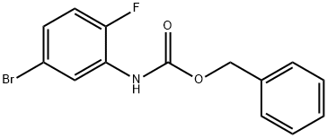 benzyl (5-bromo-2-fluorophenyl)carbamate Struktur