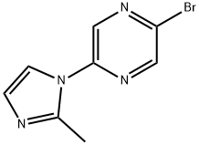 2-Bromo-5-(2-methyl-1H-imidazol-1-yl)pyrazine, 959238-62-1, 結(jié)構(gòu)式