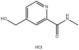 4-(hydroxymethyl)-N-methylpicolinamide Struktur