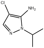 4-chloro-1-isopropyl-1H-pyrazol-5-amine Struktur