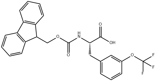 N-Fmoc-3-(trifluoromethoxy)-L-phenylalanine Struktur