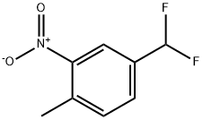 4-Difluoromethyl-1-methyl-2-nitro-benzene Structure