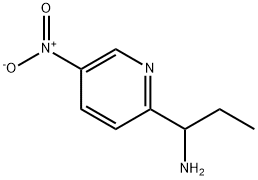 1-(5-nitropyridin-2-yl)propan-1-amine Structure
