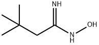 N'-Hydroxy-3,3-dimethylbutanimidamide Struktur